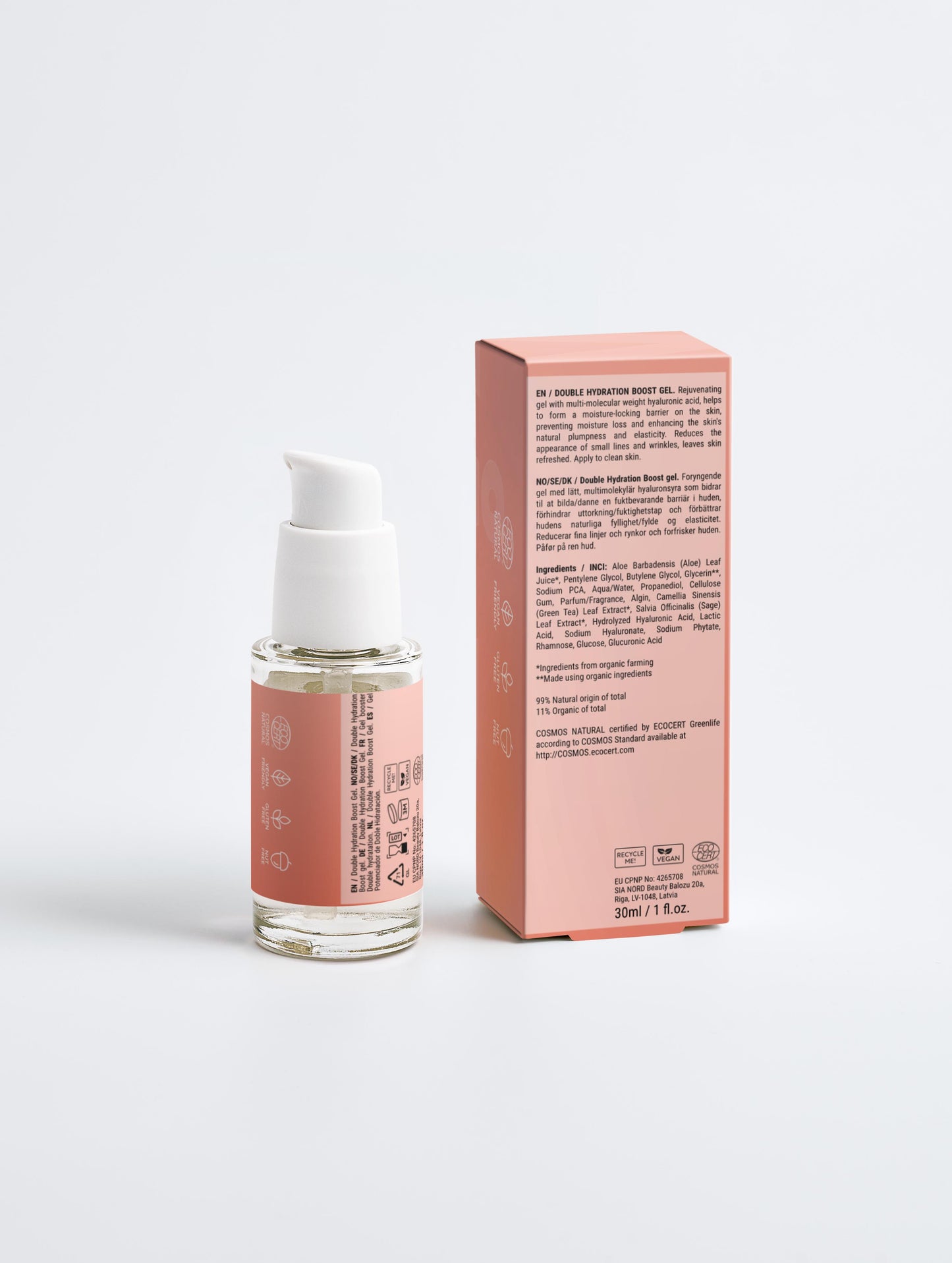 Hydraterende Gel met Hyaluronzuur