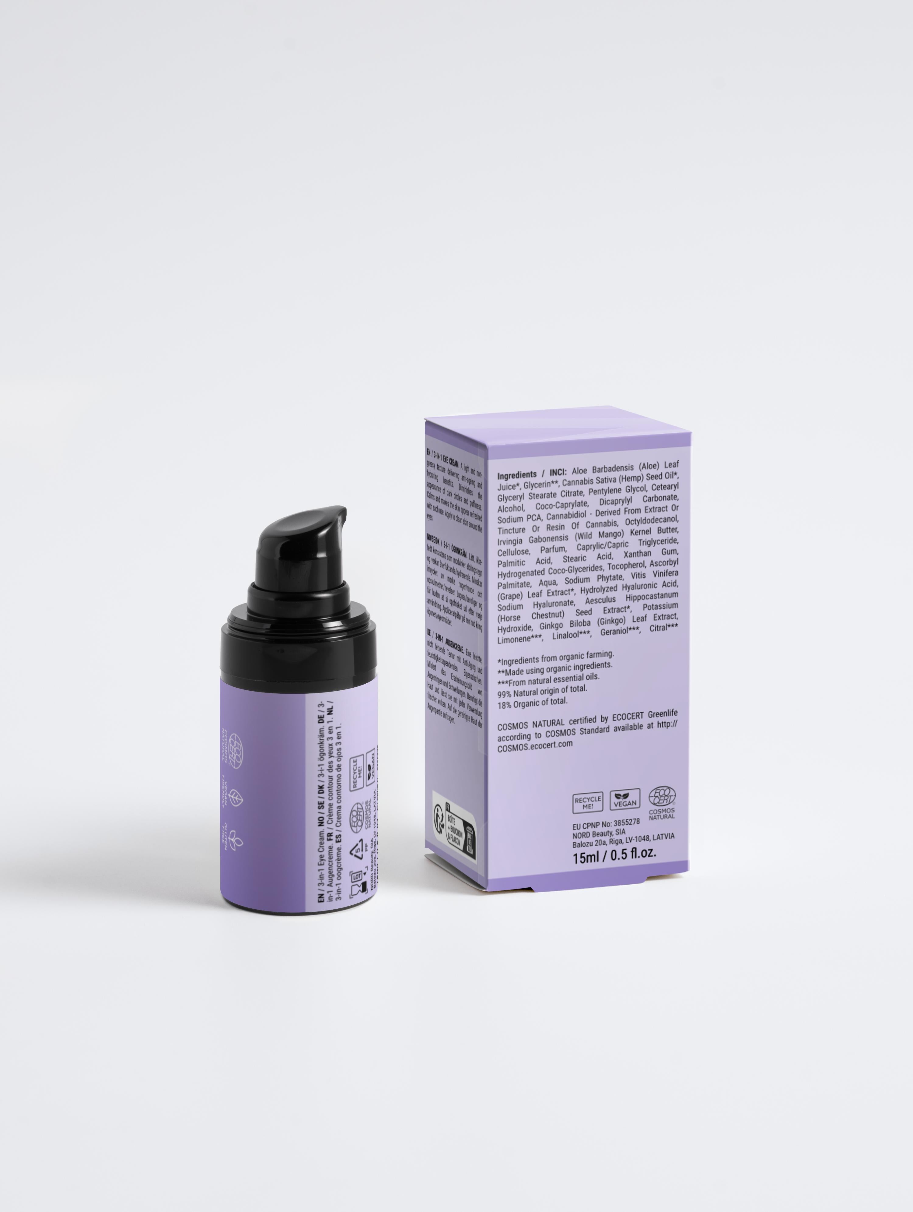3-in-1 Oogcrème voor Mannen